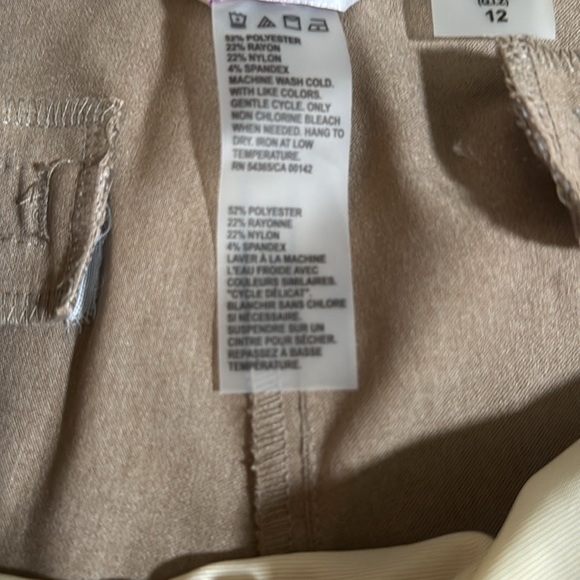 Alia light brown dress pants size 12 - Picture 5 of 5